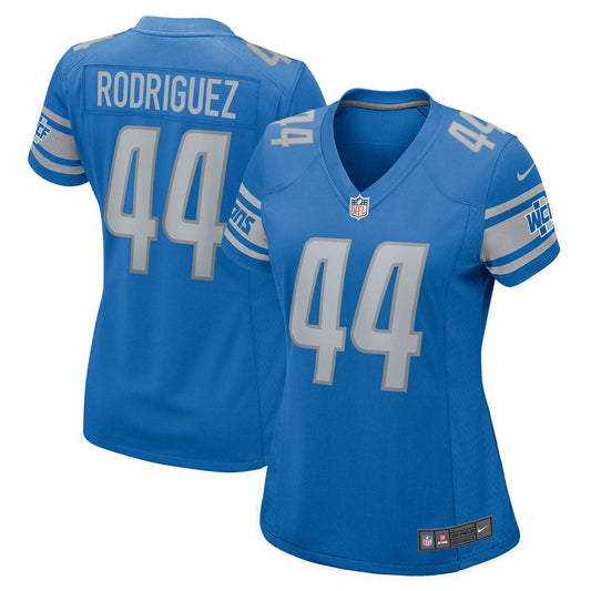 Women's Detroit Lions Malcolm Rodriguez Player Game Jersey Blue